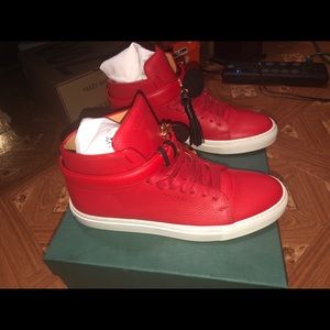 BUSCEMI 100MM Tassel Leather Sneakers